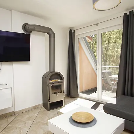 Apartmán Ferienwohnungen Am Wald Ferienwohnung Nummer 04